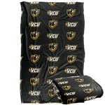 Virginia Commonwealth University Logo Pattern Silky Touch Throw Blanket. Fixed Price $39.99.