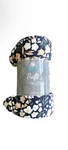 Plush Floral Blue Couch Bed Car Throw Blanket Country Farmhouse Cottage Whimsy. Fixed Price $10.00.