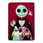 Nightmare Before Christmas Psychedelic 46 X 60 Inch Silk Touch Throw Blanket. Fixed Price $31.99.