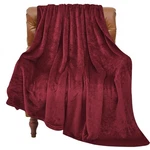Bedelite Fleece Blanket Size Burgundy Throw TWIN(60"X80"),. Fixed Price $37.01.