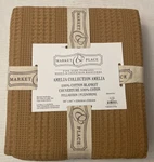 Market & Place 100% Cotton Waffle Weave Blanket Queen Linen Amelia Collection. Fixed Price $55.00.
