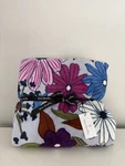Vera Bradley Nwt Fleece Throw Blanket In Bengal Lily 50 X 80. Fixed Price $39.99.