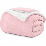 King Size Sherpa Fleece Blanket Ultra Soft Reversible For Bed Couch. Fixed Price $25.99.