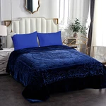 Luxury Embbosed King Size Bed Korean Style Super Soft Warm 9LBS. Fixed Price $68.39.