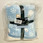 Cuddl Duds Cozy Soft Reversible Faux Fur Throw Snowman/snowflake 50" 60" (nib). Fixed Price $24.99.