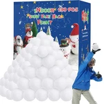 Homiar 100 Pcs Snow Fake Balls, Soft Artificial Toy For Kids, Indoor. Fixed Price $44.58.