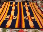 Colorful Throw Blanket Horse Aztec Bird Design American Indian 69 X 59. Fixed Price $42.85.