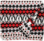 Vera Bradley Throw Blanket Penguins Intarsia 80" X 50". Fixed Price $32.80.