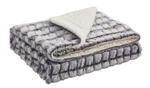 Royal Luxe Blanket Micro-mink 50 X60 Black Super Soft Plush Sherpa Throw Minky. Fixed Price $19.87.