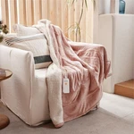 Gotcozy Heated Blanket Electric Throw 50''X60'' Soft Silky Plush. Fixed Price $46.30.