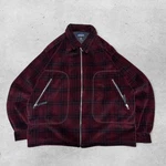 Vintage Patagonia Usa Pile Fleece Jacket Plaid Full Zip Style 27340 Men 1998. Fixed Price $425.00.