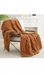 Am Lie Home Faux Fur Throw Blanket For Couch, Rabbit Warm 55 X70 Brown. Fixed Price $33.59.