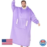 Yescool Wearable Blanket Hoodie Cozy Hooded Sweatshirt Adult Lavender Ov. Fixed Price $46.53.