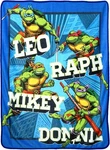 Tmnt Teenage Mutant Ninja Turtles Silky Soft Throw Blanket 40" X 50". Fixed Price $10.99.