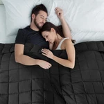 Cymula 30LB King Weighted Blanket 88"X104" Black - Cooling Breathable Microfiber. Fixed Price $149.98.