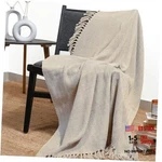 Cotton Herringbone Throw Blanket 50 X 60 Inch - Modern Boho Silver Lining. Fixed Price $33.29.