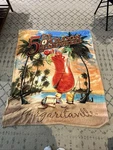 Margaritaville Jimmy Buffett Blanket 5 Clock Somewhere Throw 60X47. Fixed Price $32.99.