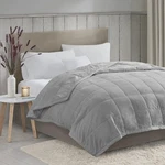Madison Park Twin Cozy Blanket Heiq Smart Temperature Plush Gray Xl. Fixed Price $27.99.