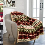Christmas Blanket Microfiber Fleece Plaid Sherpa Holiday Throw For Couch Sofa. Fixed Price $25.99.