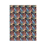 Christmas Velveteen Blanket, Holiday Microfiber Throw, Festive Winter Bedding. Fixed Price $24.63.