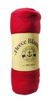 Yacht & Smith Fleece Blanket 50IN.X60IN. Red Ultra Soft. Fixed Price $11.00.