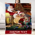 Yorkshire Terrier Dog Blanket Personalized Woven Fleece Sherpa Christmas Nwt. Fixed Price $44.99.