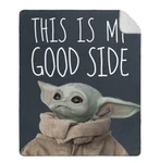 Star Wars: The Mandalorian Cloud Sherpa Throw Blanket, 50"X60" (choose Pattern). Fixed Price $44.00.