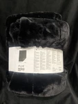 New! Ikea Obegransad Blanket 47X63 Black Faux Fur 705.264.76. Fixed Price $59.99.