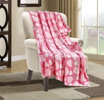 Elegant Comfort Valentine's Day 50" X 60" Throw - Love Theme Flannel Fleece. Fixed Price $20.99.
