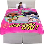 L.o.l Surprise! Kids Super Soft Fleece Bedding Blanket, 62 X 90 Pink Glow On. Fixed Price $24.95.
