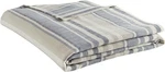 Eddie Bauer - Blanket, Lightweight Cotton Bedding, Queen, Blue Stripe. Fixed Price $72.97.