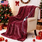 Mlivrom Heated Blanket Electric Throw 50 X 60 Levels 10 Hours Auto Off. Fixed Price $28.88.