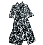 Classic Snuggie Zebra Print Fleece Blanket With Sleeves Soft And Cozy. Fixed Price $25.00.