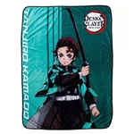 Demon Slayer Tanjiro 45 X 60 Inch Fleece Throw Blanket. Fixed Price $39.99.