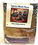 Disney Mickey Tapestry Woven Throw Fringed Edge Blanket Cozy Home Decor 60 X50. Fixed Price $25.64.