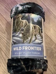 Frontier 50 X 60 Wilderness Wolf Pack Plush Throw Blanket New. Fixed Price $15.95.