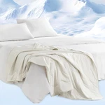 Cozy Jersey Knit Throw Blanket Ultra-soft & Cooling Touch Chic Ogee. Fixed Price $42.73.