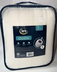 New Serta Electric Reversible Fleece To Sherpa Heated Blanket, King Soft Ivory. Fixed Price $80.00.