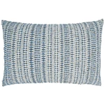 Saro Lifestyle Woven Line Down Filled Throw Pillow, 16"X24", Blue. Fixed Price $55.99.