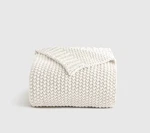 Nwt Quince Cotton Fisherman Throw 50X60 Ivory Blanket Msrp $84 Brand New Tags!. Fixed Price $59.99.