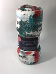 Christmas Throw Blanket Winter Plush Embossed Queen Full Size 50 X 60 New. Fixed Price $39.99.