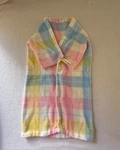 Vintage Tennessee Woolen Mills Baby Blanket Warmer Wrap Snaps Acrylic 27" X 31". Fixed Price $17.99.