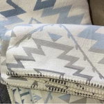 Rare Faherty Adirondack Arctic Vista Chevron Throw Blanket Bed Cover 104X88 $228. Fixed Price $185.00.