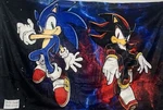New! Sonic The Hedgehog 3 X5 Soft Fleece Blanket, Vs Shadow. Fixed Price $9.99.