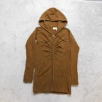 Daytrip Micro Sherpa Hoodie Womens Medium Brown Double Zipper Pockets Fuzzy. Fixed Price $18.00.