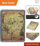 Luxurious 48" 60" Middle Earth Throw Blanket - Perfect For Reading And Napping. Fixed Price $85.31.