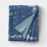 Floral Knit Jacquard Throw Blanket Blue/cream - Threshold Designed With. Fixed Price $12.99.