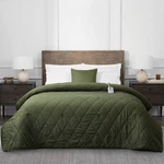 Brookstone Twin Heated Diamond Stitch Quilt Blanket Olive Green. Fixed Price $25.99.