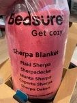Bedsure Gentlesoft Sherpa Fleece Blanket Thick And Warm, 50X60. Fixed Price $25.00.