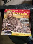 Leopard Print Snuggie Wild Side Super Soft Fleece Blanket With Sleeves Box. Fixed Price $24.99.